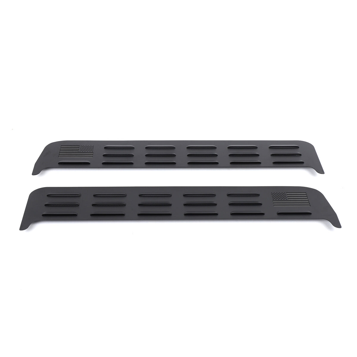 USA Flag Rear Window Vent Louver Shutter Cover Trim for Hummer H2 2003-2009 15