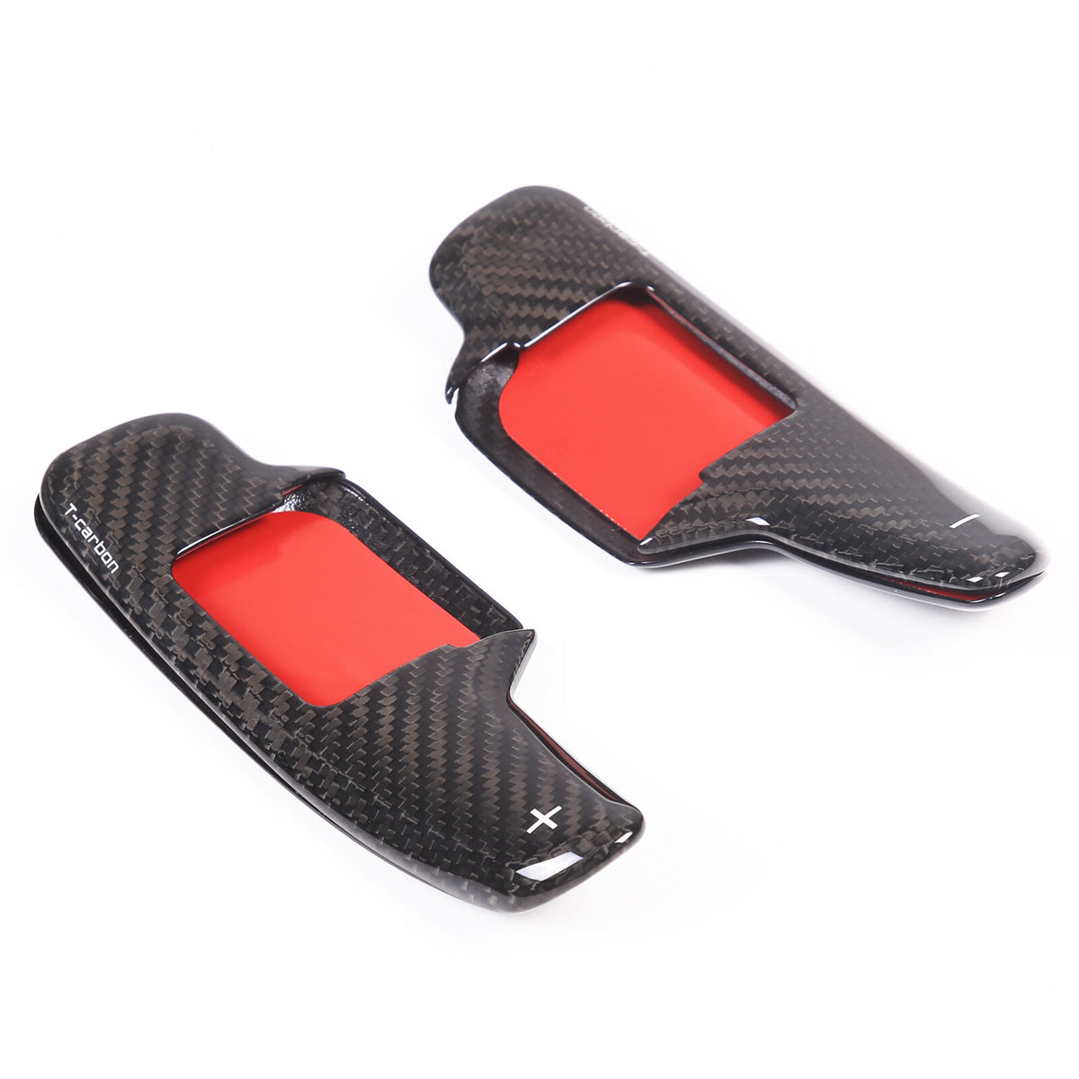 Black Real Carbon Fiber Gear Shift Paddles Paddle Shifters For Corvette C8 20-26 19