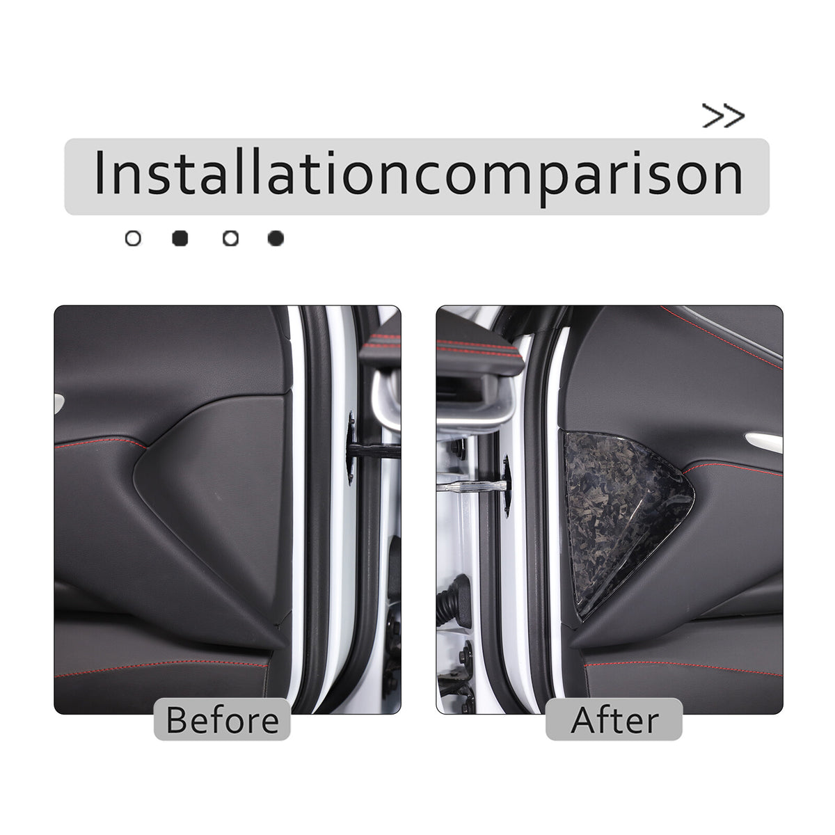 Forged Real Carbon Fiber Full Interior Set Cover Trim Kit For Corvette C8 20-25 - Variants 6-10 12