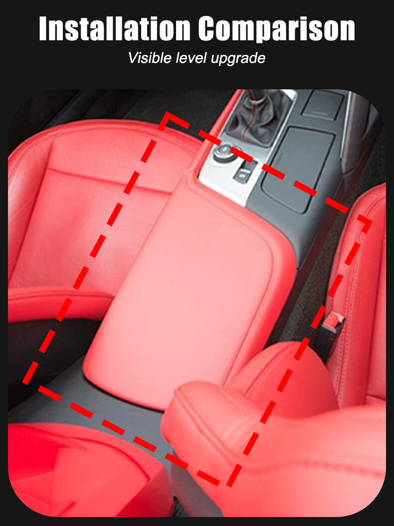 Honeycomb Carbon Fiber Center Console Armrest Box Cover For Corvette C7 2014-19 2