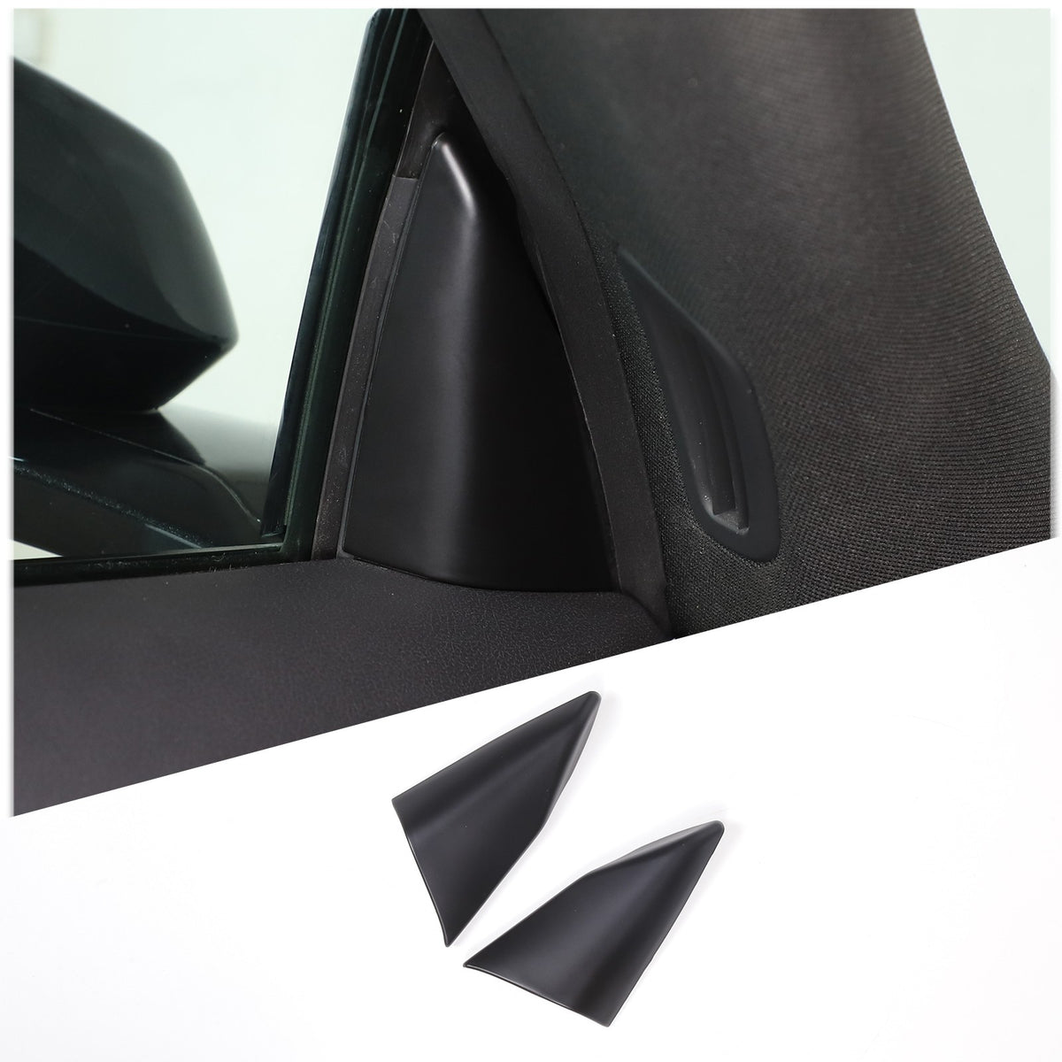 Matte Black ABS Full Interior Set Cover Trim Kit For Corvette C8 2020-25 - Styles 16-20 62