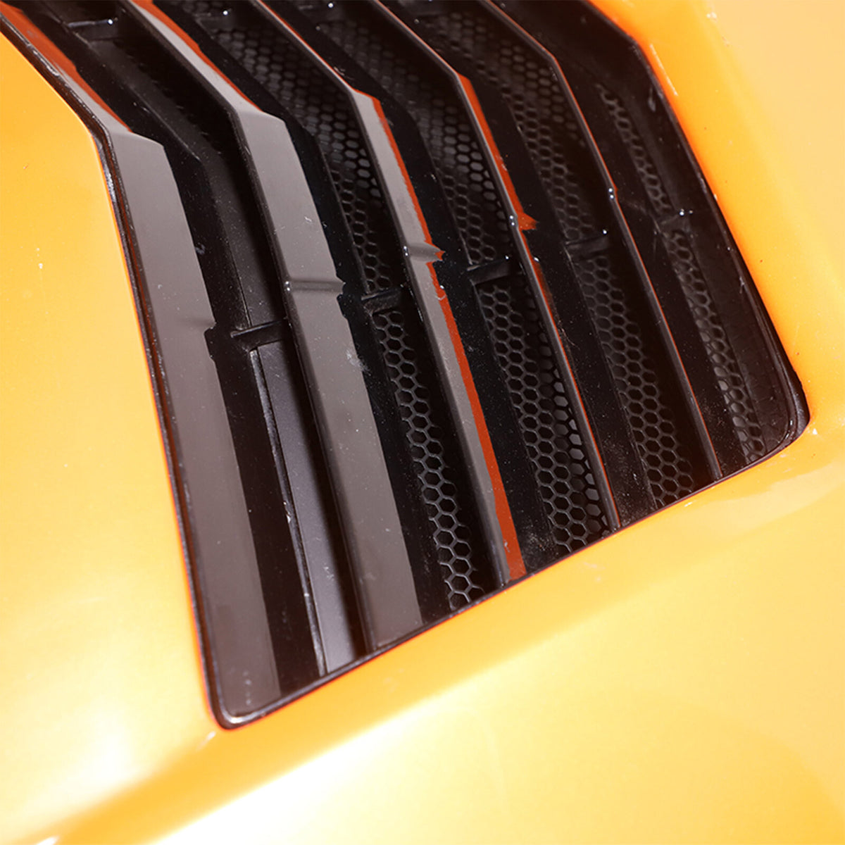 Metal Hood Air vent Prevent Clogging Grille Net Fit for Corvette C7 2014-2019 9