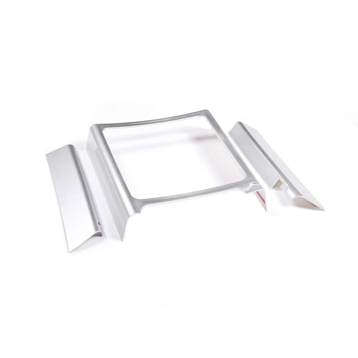 Silver Interior Gear Shift Panel Side Trim Cover For Hummer H2 2003-2007 11