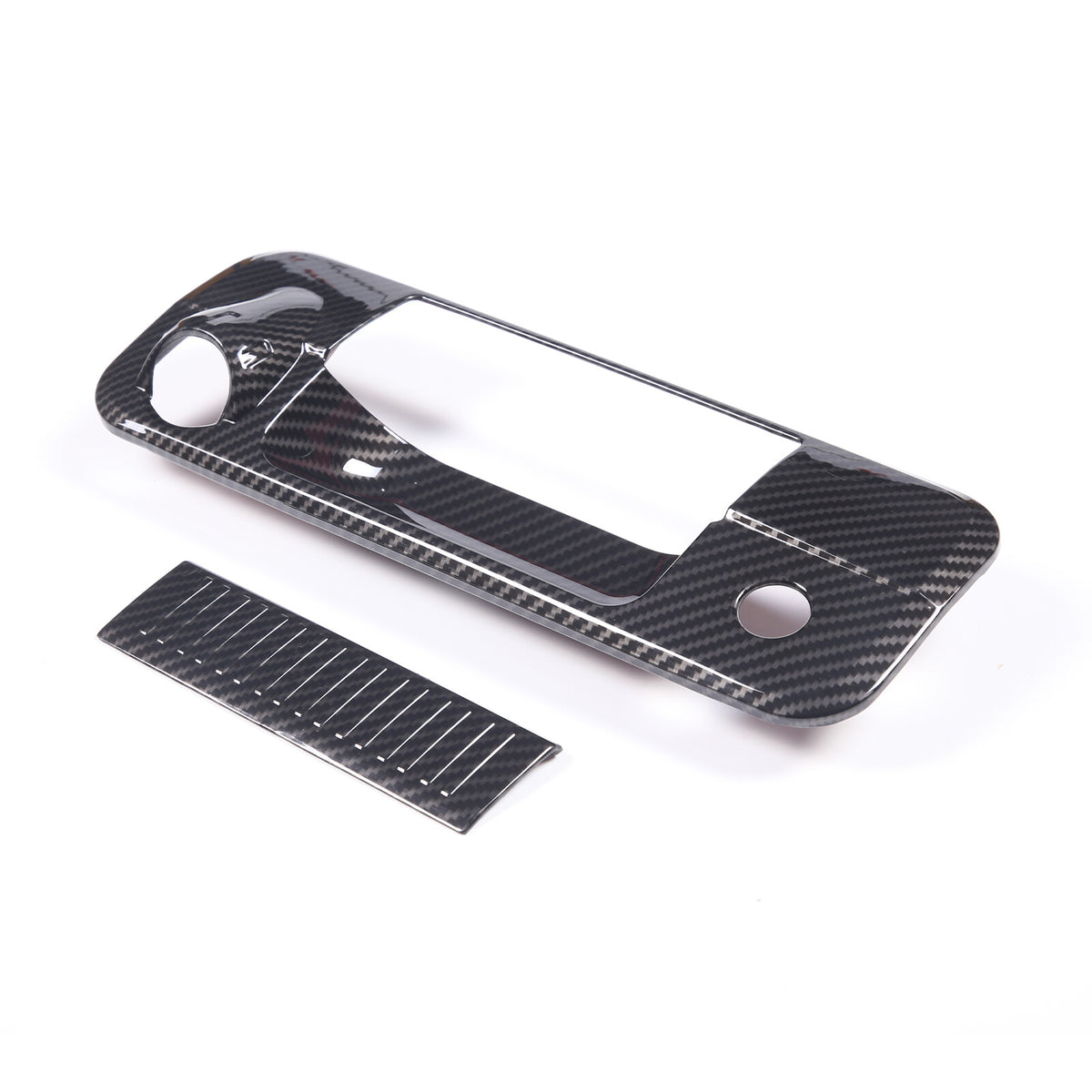 Carbon Fiber ABS Center Console Cover Trim Set For Toyota Tundra 07-13 US 6