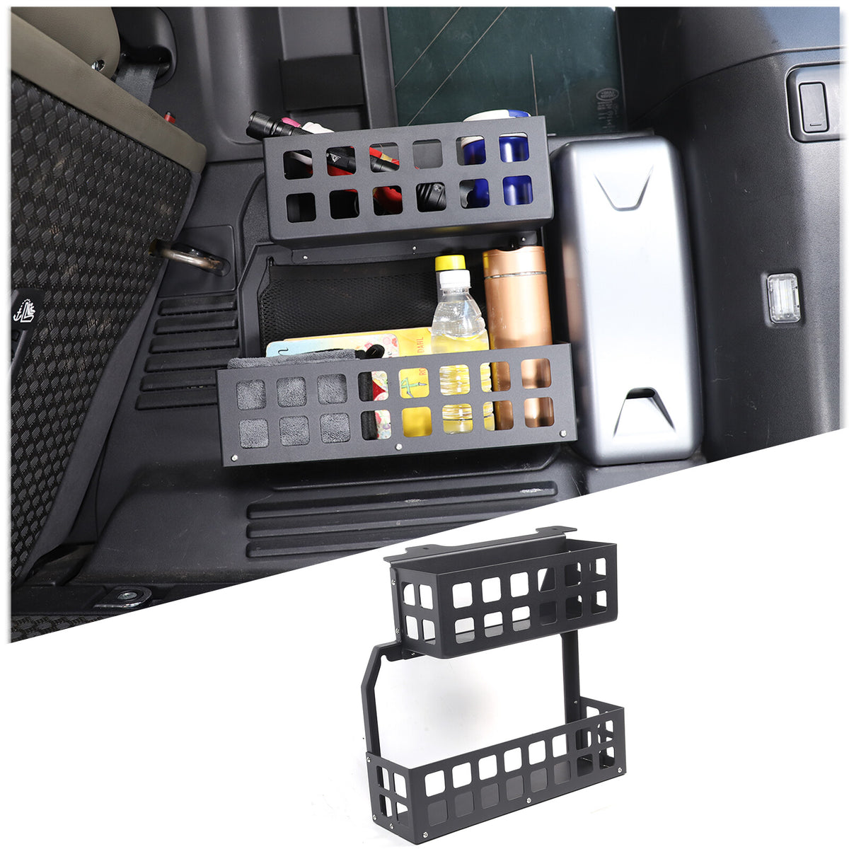 Trunk Cargo Right Side Storage Organizer Pocket Box For LR Defender 110 20-24 US 19
