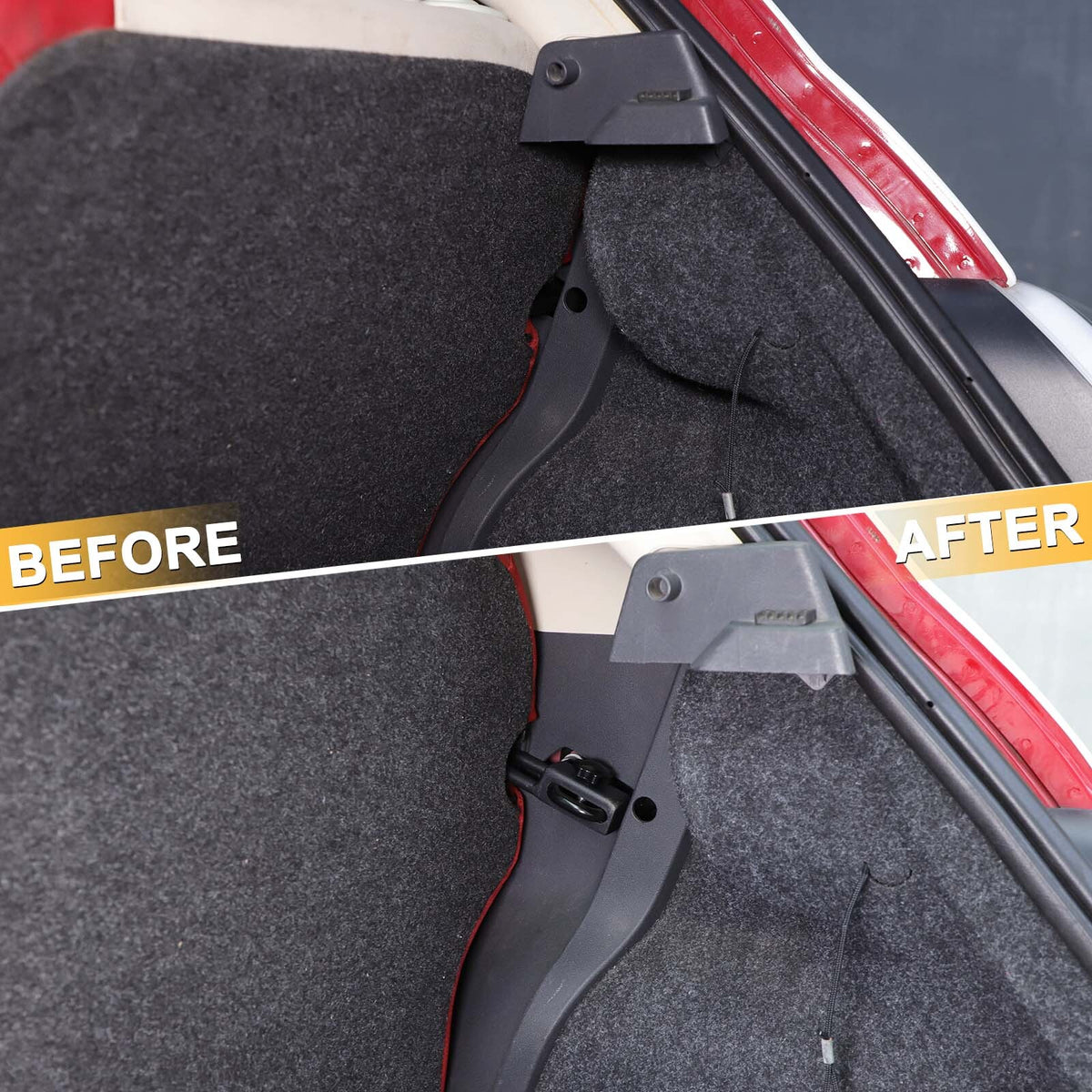 Steel Rear Seat Backrest Adjustment Upright Bracket Trim For Fiat 500 2007-15 18