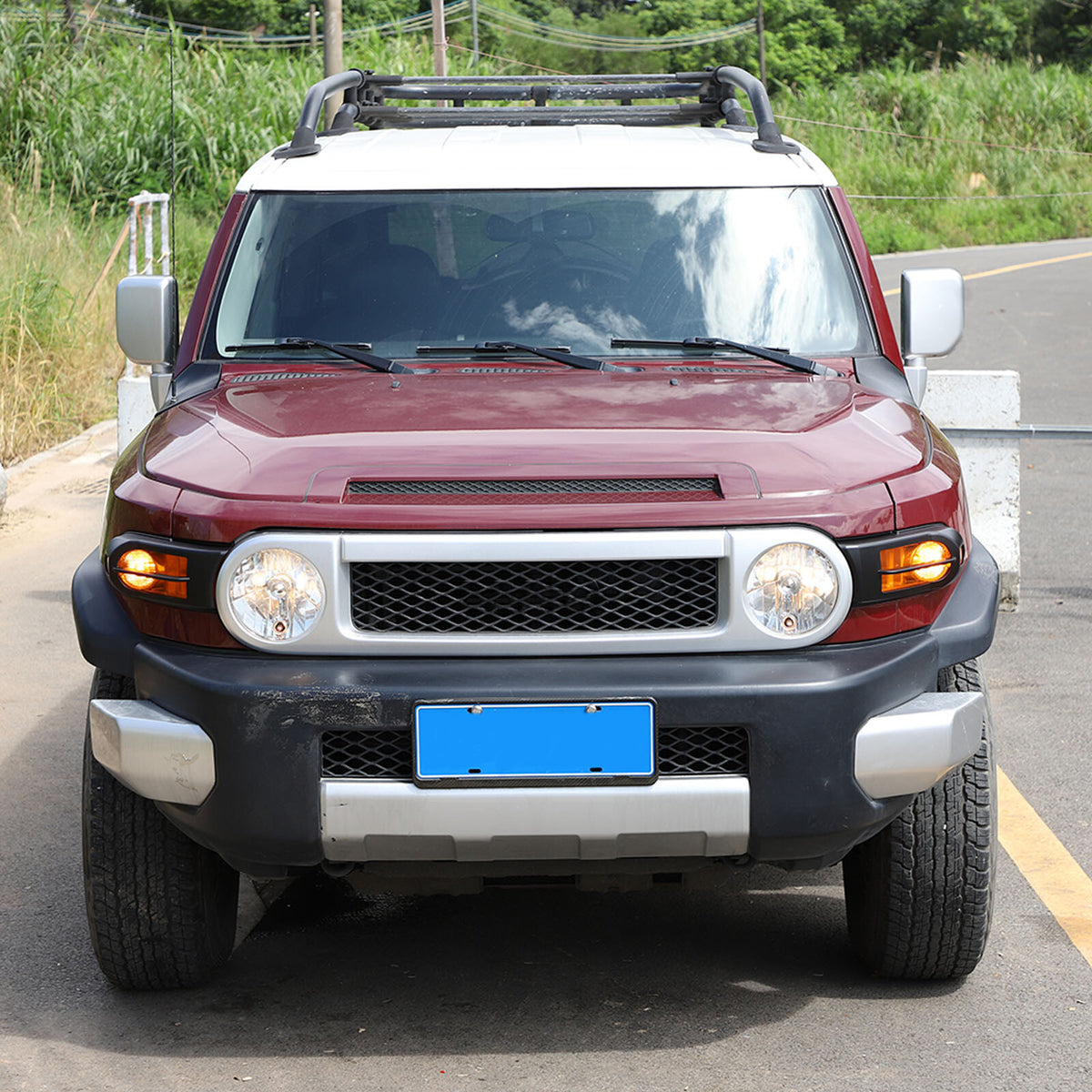 Matte Black ABS Full Exterior Cover Trim Set For Toyota FJ Cruiser 2007-2021 36