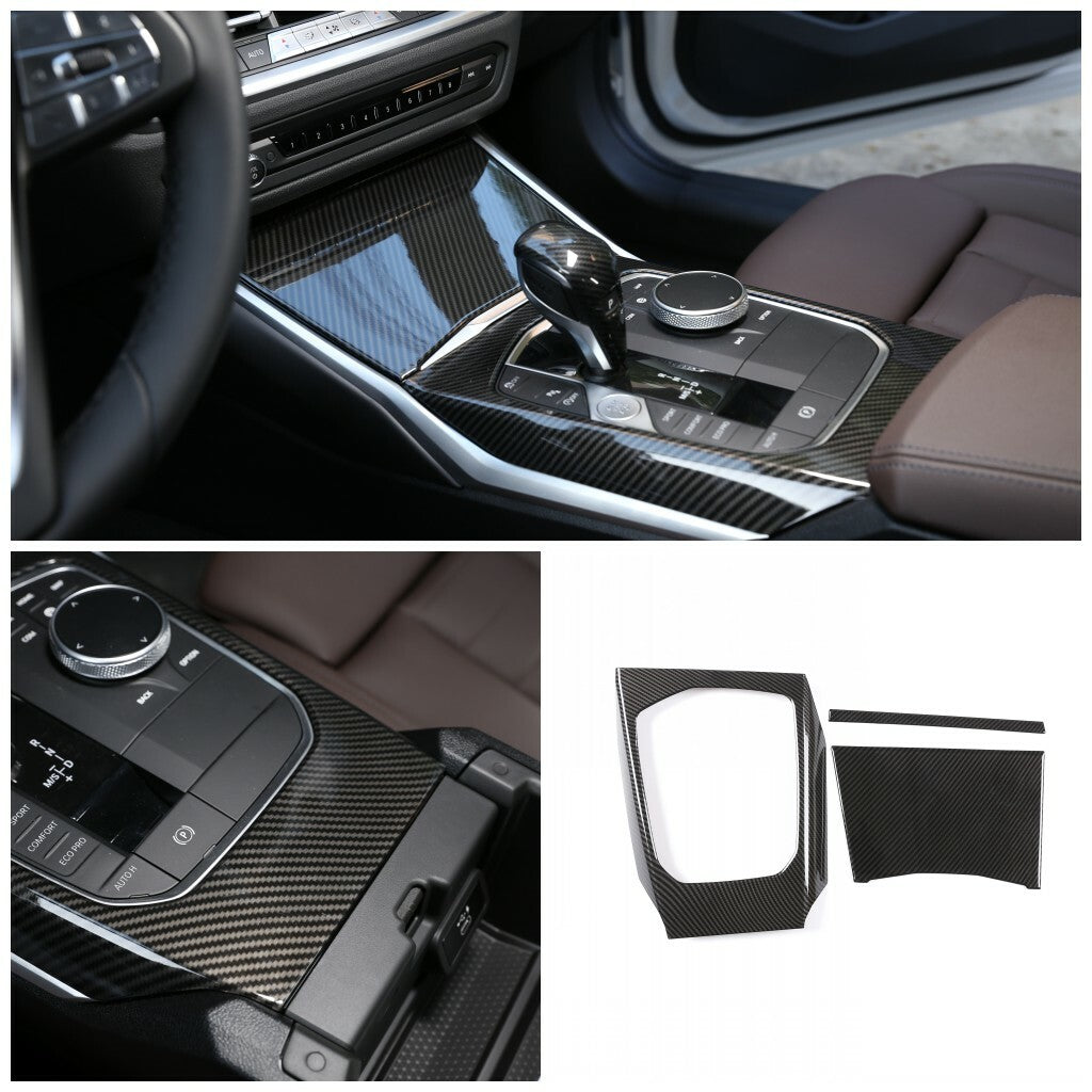 Carbon Fiber ABS interior Trim Cover Set For BMW 3/4 Series G20 G21 G22 2020-UP 2