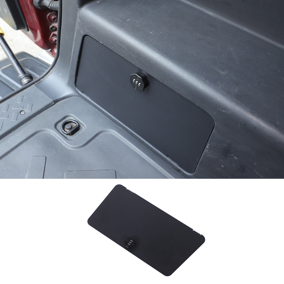 Steel Trunk Safe Left Side Storage Box Tray Vault For Toyota FJ Cruiser 2007-21 8