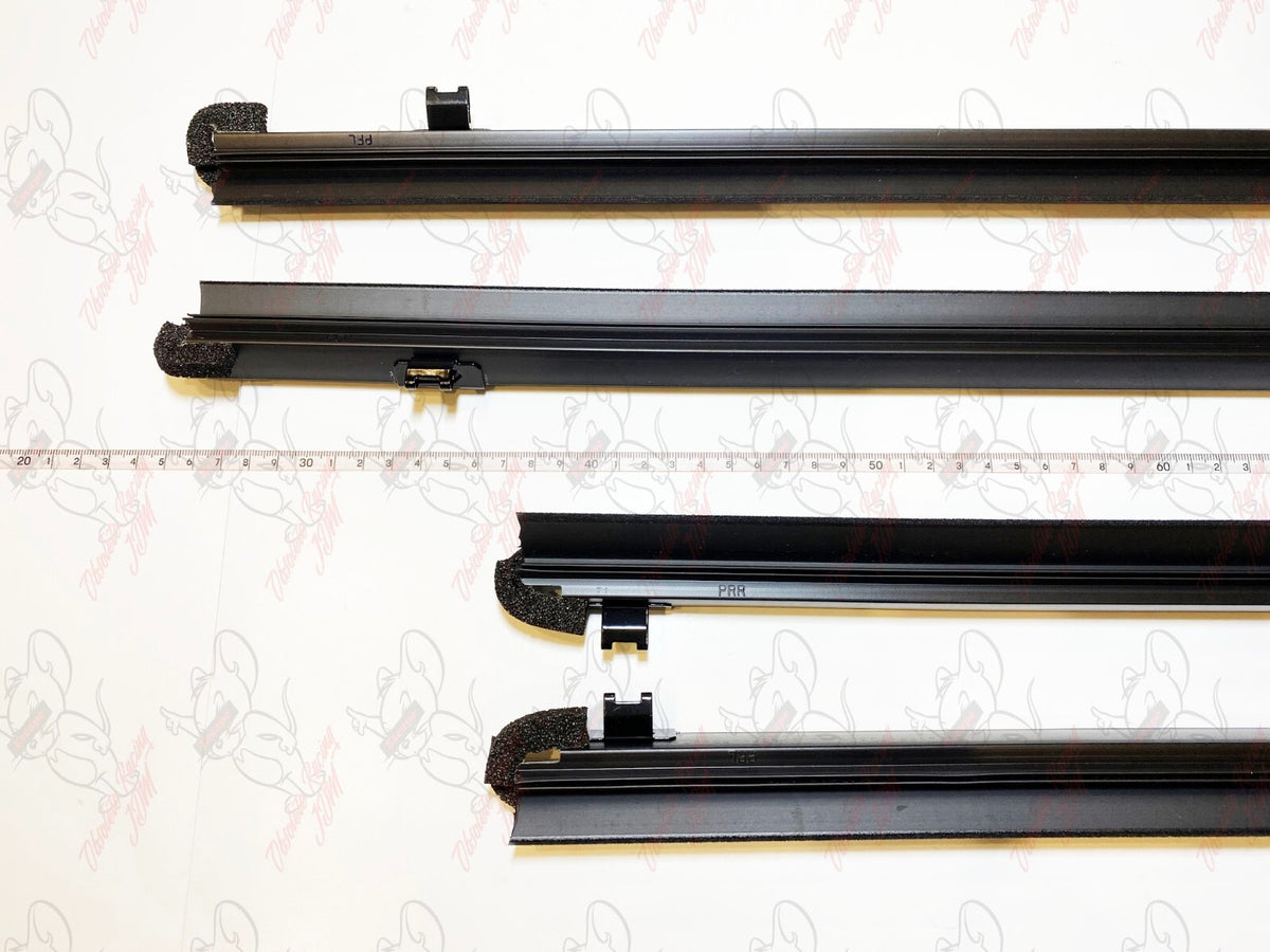 Toyota Genuine 4Runner GX460 Front Rear Inner Door Glass Weatherstrip Set OEM 10