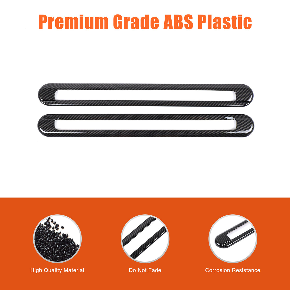Carbon Fiber ABS Exterior Front Bumper Door Trim For Benz G-Class W465 2025+ 51
