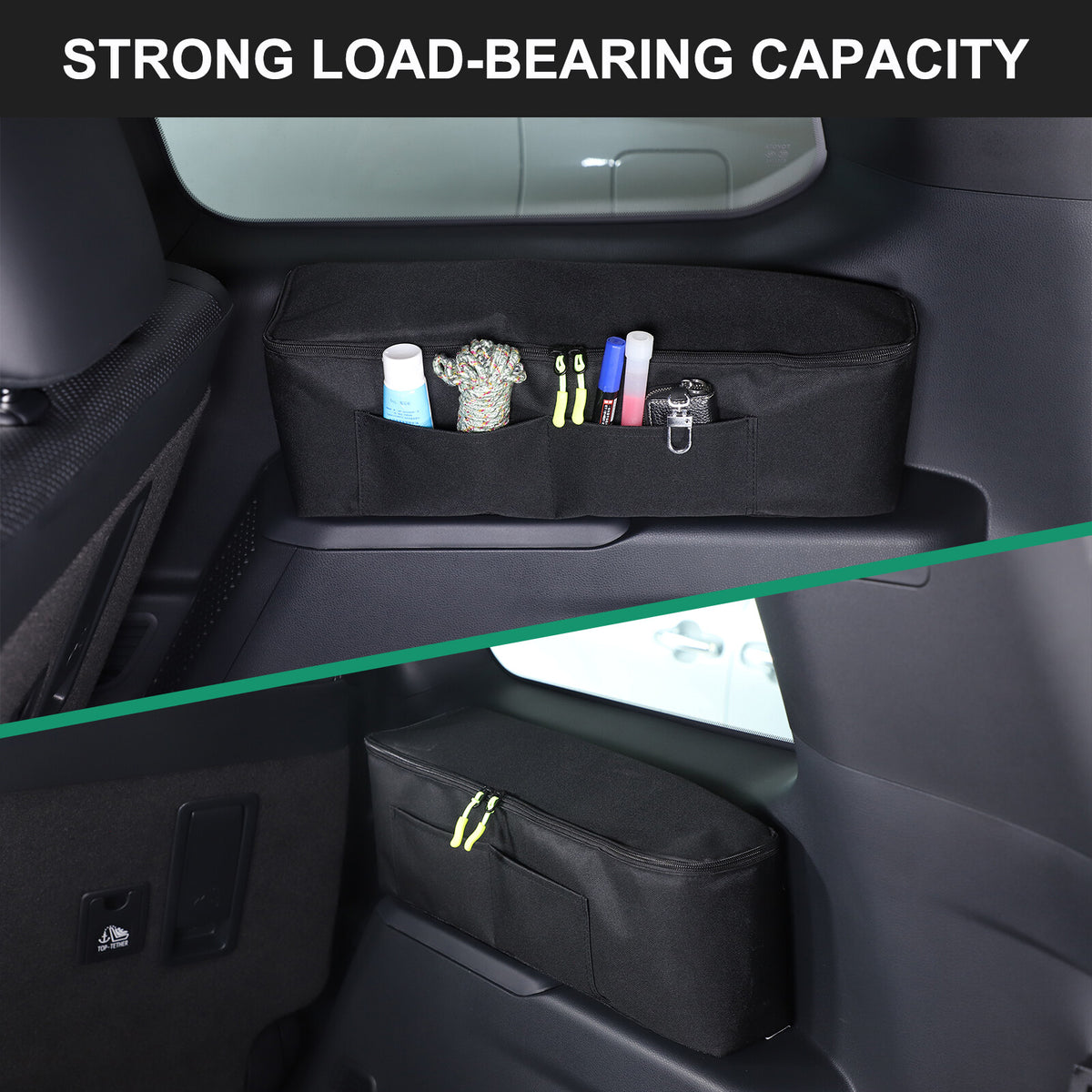 Rear Trunk Organizer R&L Side Storage Bag Tray For Toyota Land Cruiser LC250 24+ 12