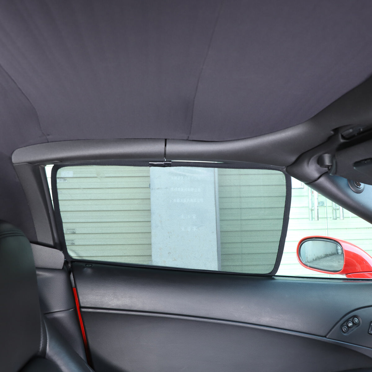 Car Window Screen Sun Shade Mesh Cover Windshield For Corvette C6 2005-2013 6