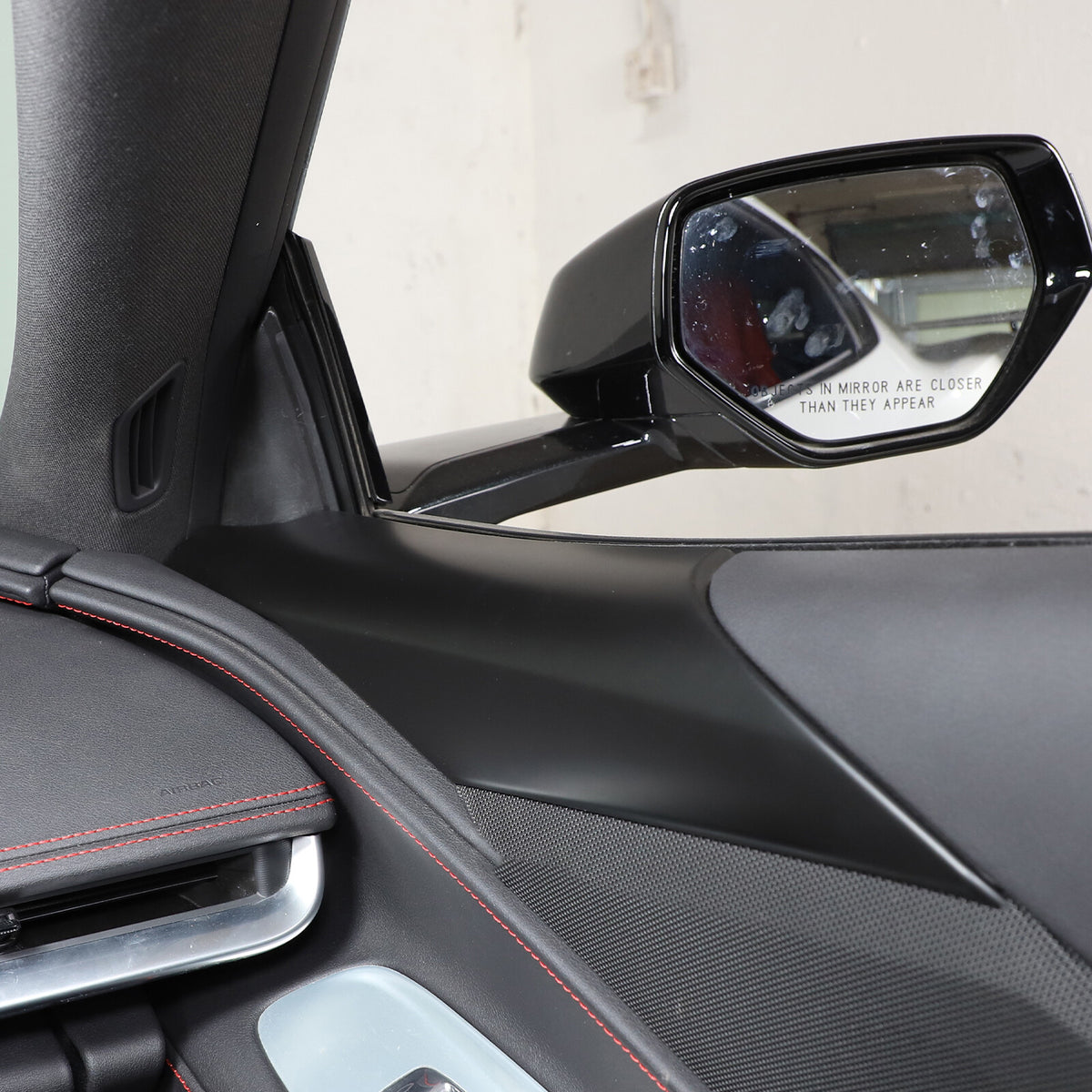 Matte Black ABS Full Interior Set Cover Trim Kit For Corvette C8 2020-25 - Styles 1-5 71