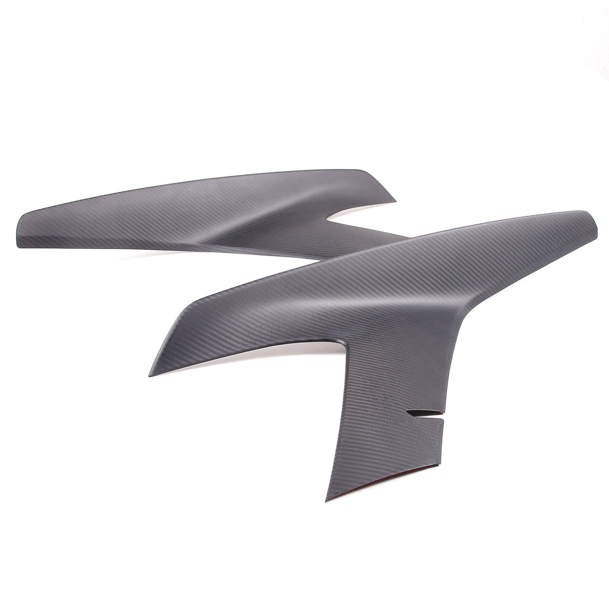 Real Carbon Fiber front bumper Side Grille Trim Cover Fits corvette c8 2020-2026 13