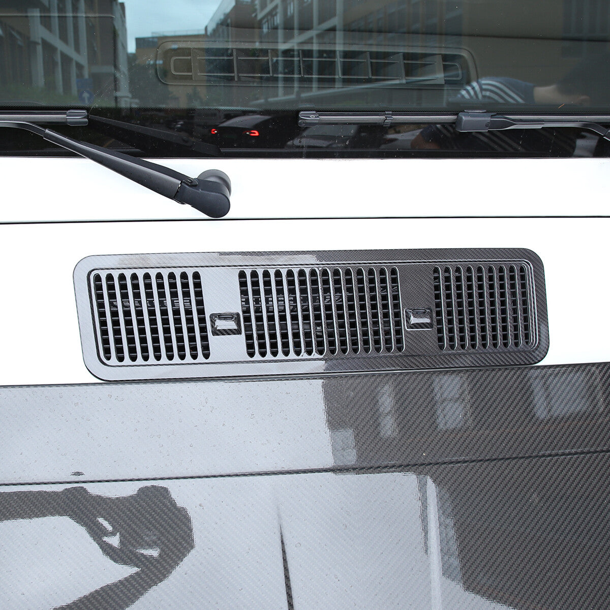 Carbon Hood Air Intake Grille Vent Trim For Benz G Class W463 G500 06-18 US 5