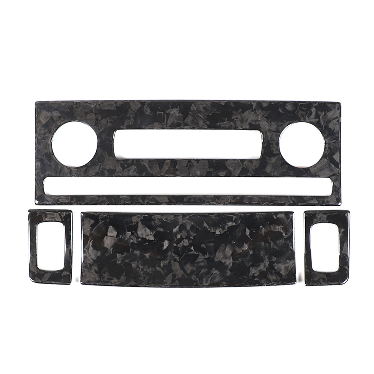 Forged Real Carbon Fiber Full Interior Set Decor Cover Trim Kit for Corvette C6 138
