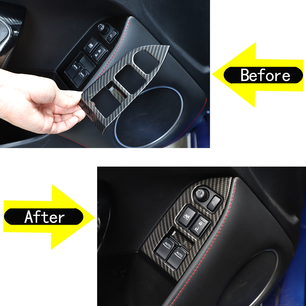 Carbon ABS Interior Decorative Trim For Toyota 86 Subaru BRZ 12-20 Scion FR-S 15