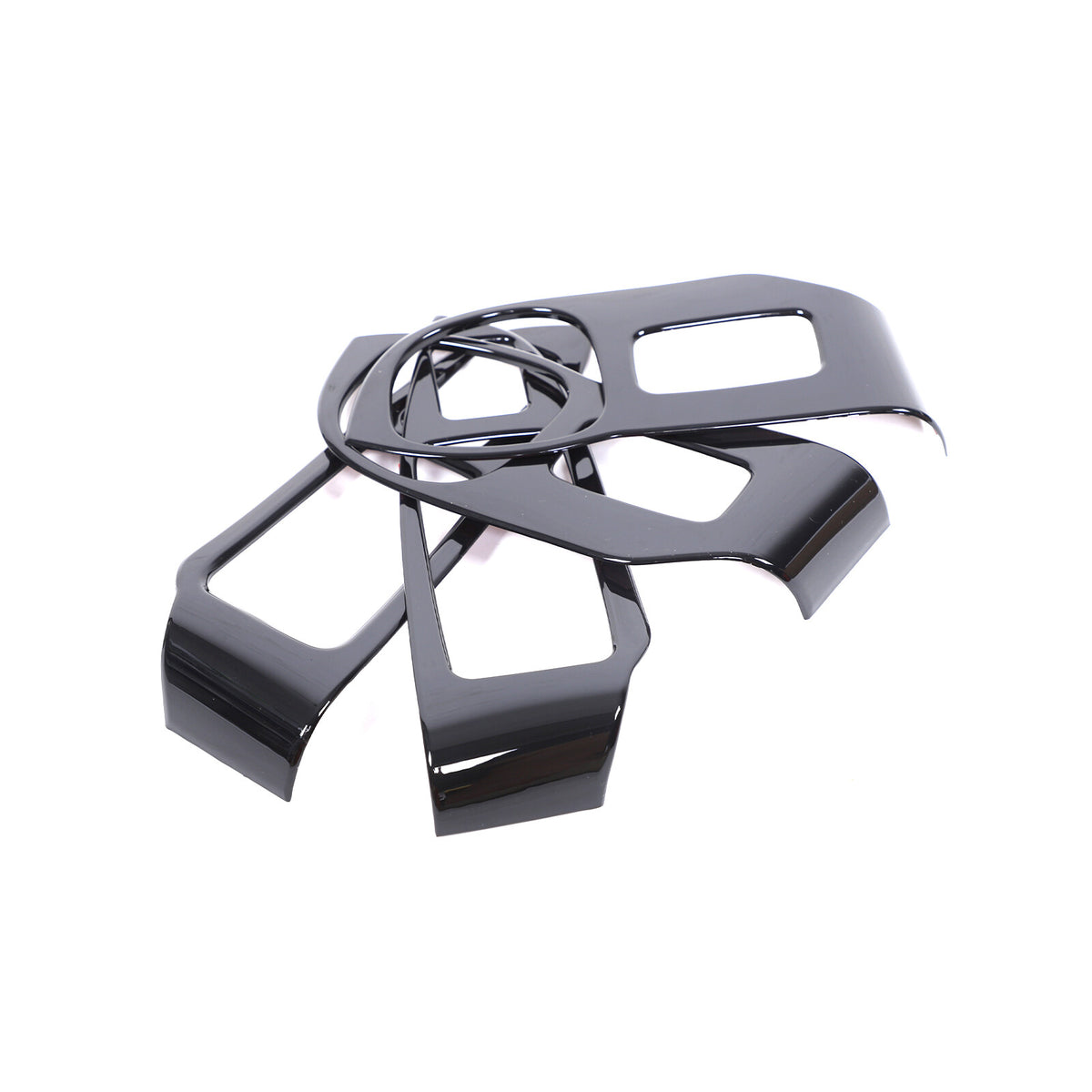 Glossy Black Window Lift Switch Button Trim Frame For Honda Pilot 2003-2008 3