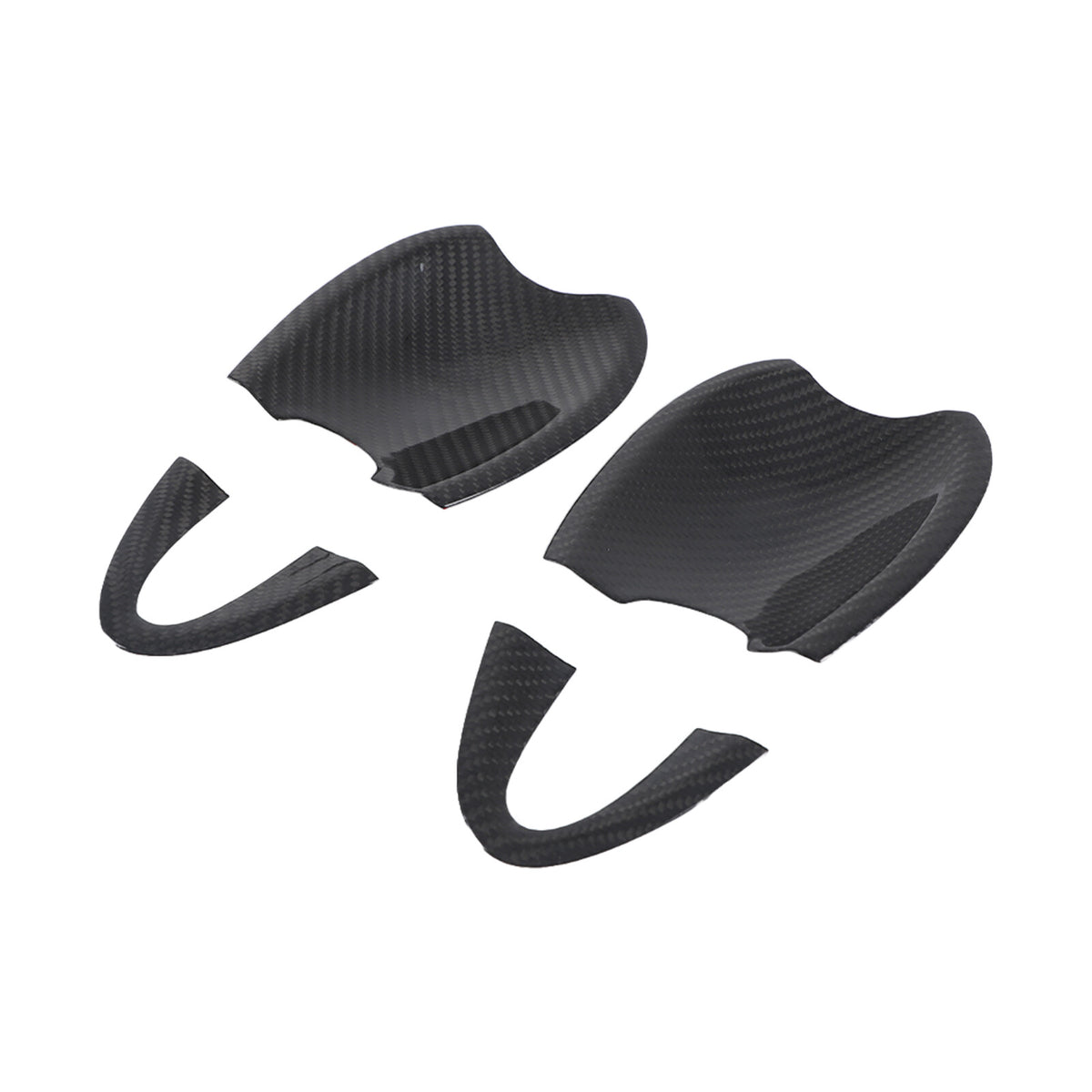 Real Carbon Fiber Exterior Outer Door Bowl Trim For Mazda MX-5 Miata 2016-2025 16