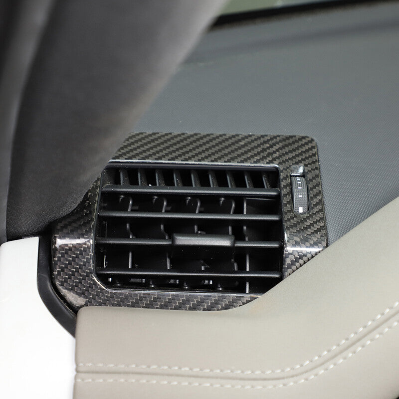 Real Carbon Fiber Side Air Vent Outlet Cover For Land Rover Defender 2020-23 3