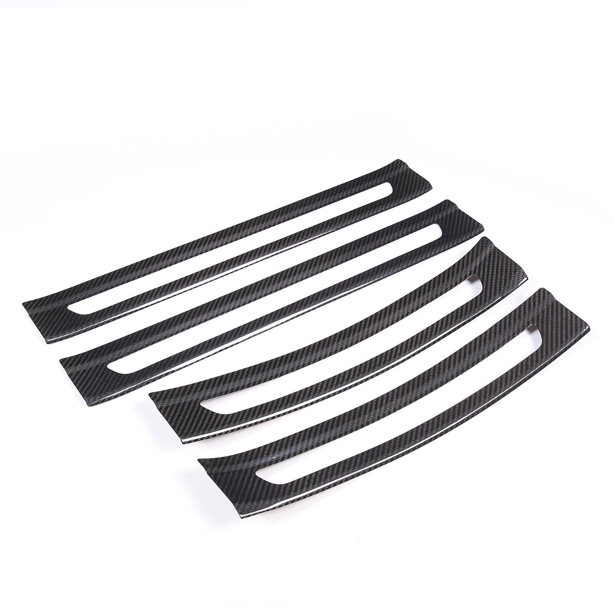Real Carbon Fiber Scuff Plate Door Sill Cover Protector For Maserati Grecale 22+ 12
