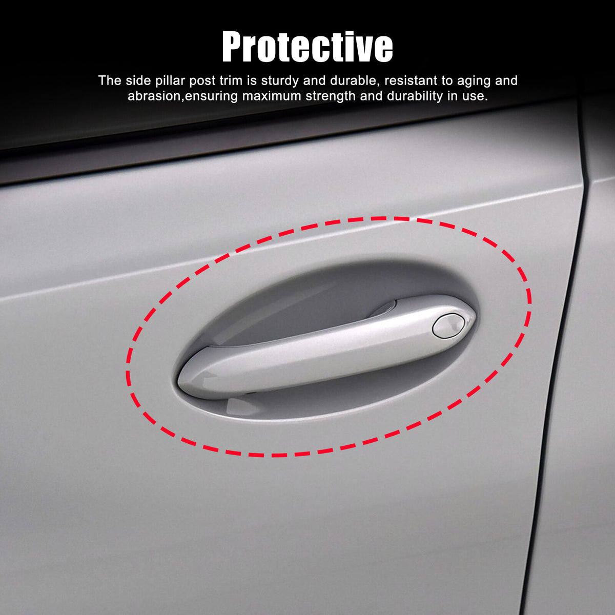 Real Carbon Fiber Exterior Door Handle Protector Trim for BMW 3 Series G20 20-25 15