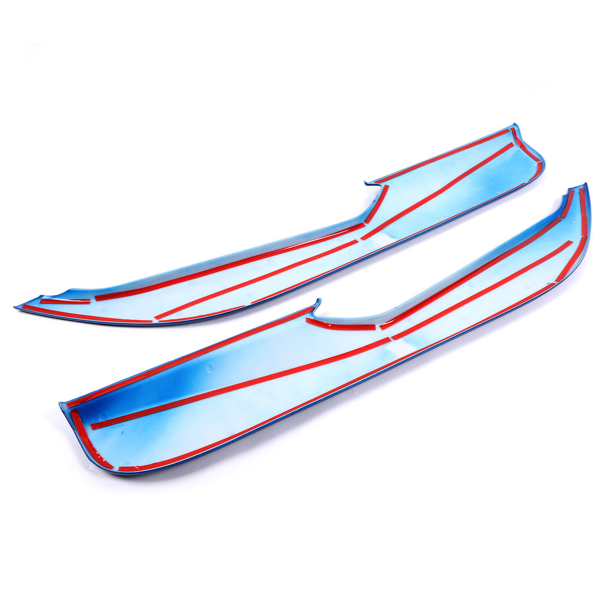 Blue ABS Inner Door Anti-Kick Panel Cover Trim For Corvette C8 2020-26 17