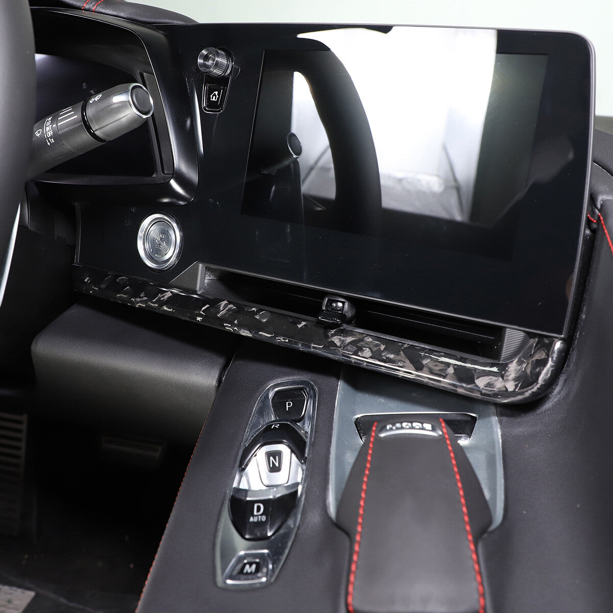 Forged Center Console Instrument Panel Strip Trim For Corvette C8 Z51 Z06 20-25 3