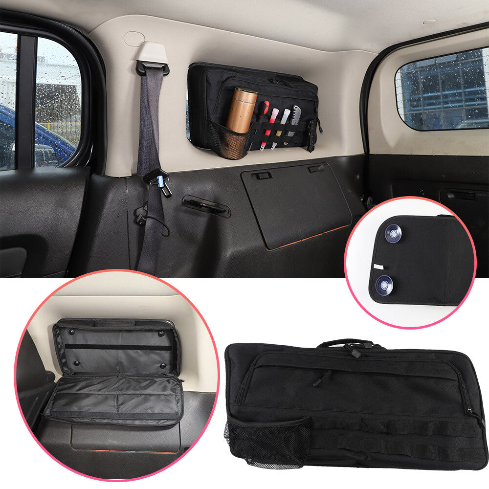 Car Trunk Right Side Window Storage Bag Tool Bag For Hummer H3 2005-2009 1