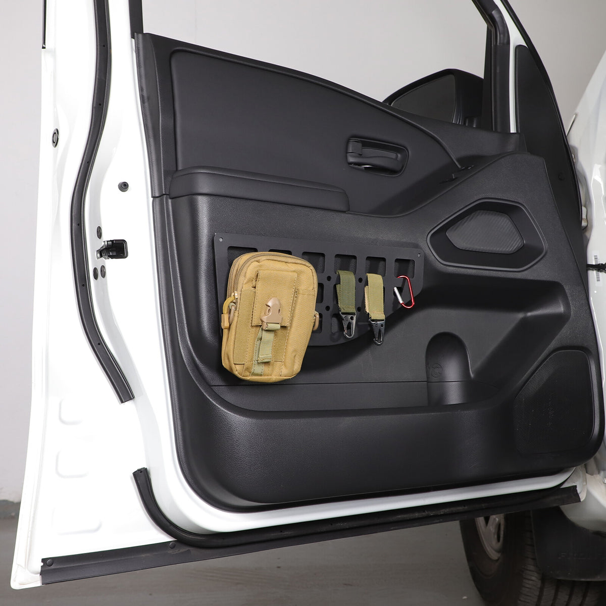 Off road Front Door Pocket Molle Panel For Nissan Frontier D41 2022+ 19