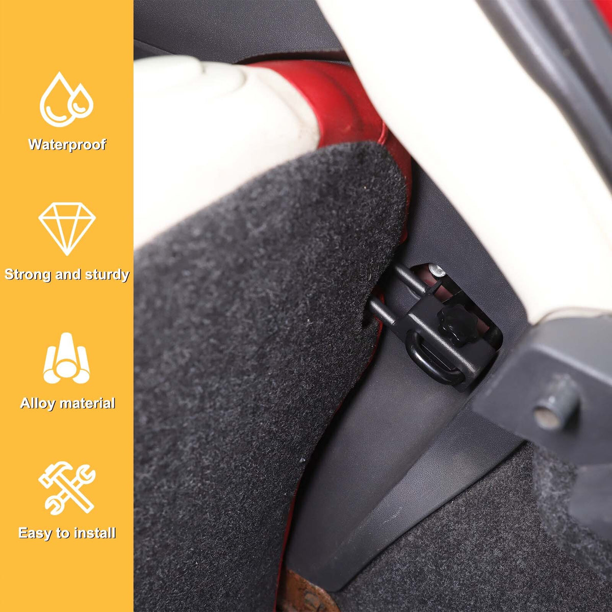 Steel Rear Seat Backrest Adjustment Upright Bracket Trim For Fiat 500 2007-15 16