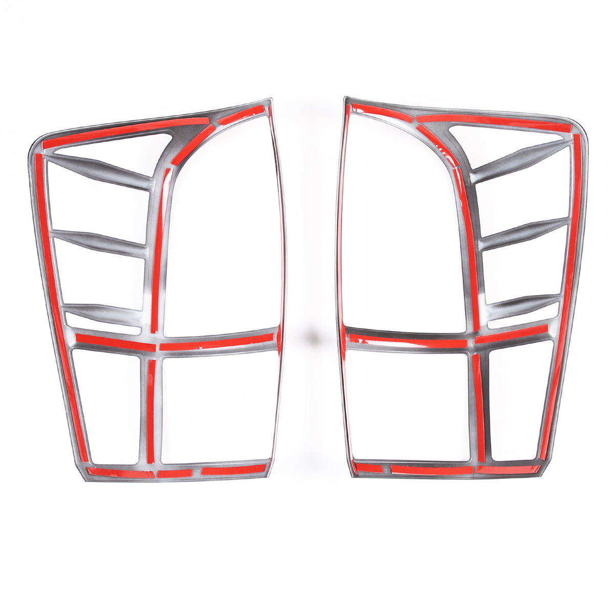 Matte Black Rear Taillight Trim Cover Bezel For Toyota Tacoma 2016-2023 17