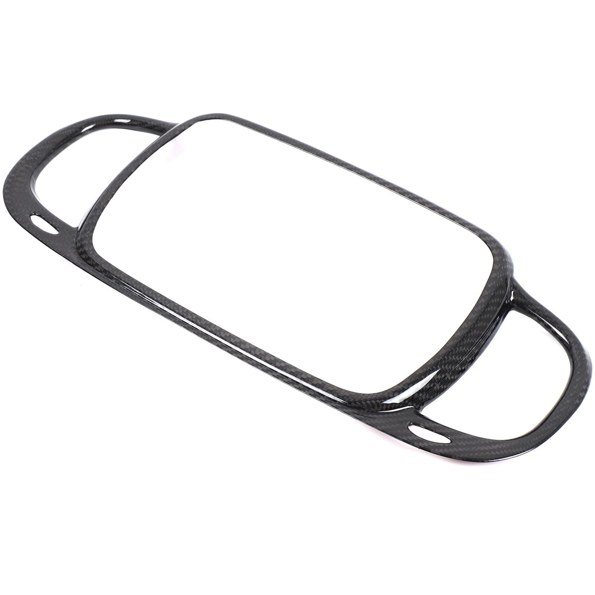 Real Carbon Fiber Center Air Vent Trim For Fiat 500/Abarth 595 695 21-23 US 18