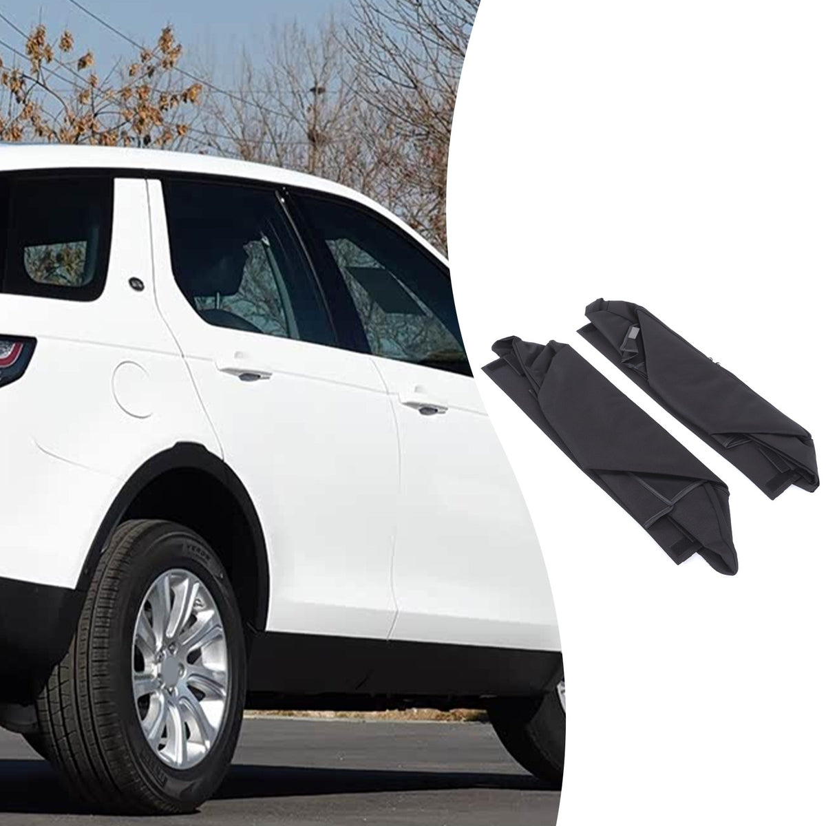 Rear Door Window Sunshade Sun Cover For Land Rover Discovery Sport L550 2016-19 2