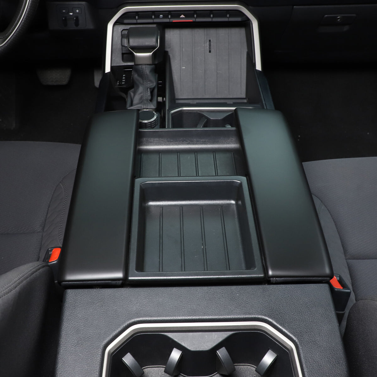 Matte Black ABS Interior Decoration Cover Trim Kit For Toyota Tundra 2022-26 US - Variants 21-25 38