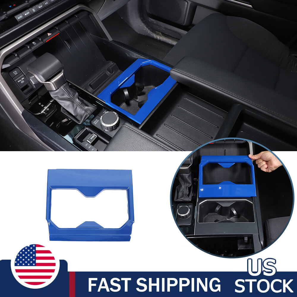 ABS Blue Car Center Panel Trim Interior Accessories For Toyota Tundra 2022-2026 - Variants 1-5 50
