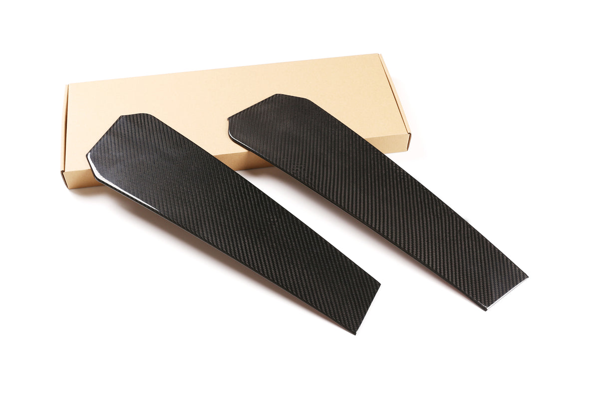 Real Carbon Fiber B-Pillar Panel Window Trim Cover For Lamborghini URUS 18-23 US 5