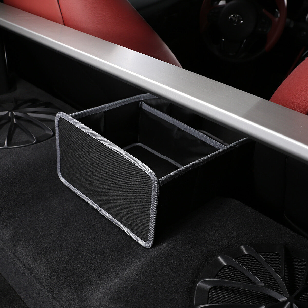 3PCS Black Seat Storage Car Seat Gap Catcher Box For Toyota Supra A8 2019+ 9