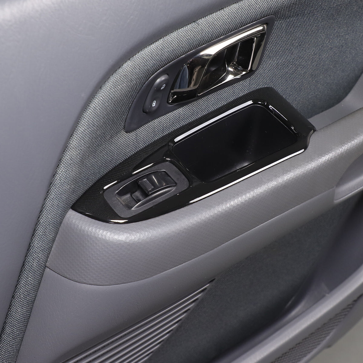 Glossy Black Window Lift Switch Button Trim Frame For Honda Pilot 2003-2008 7
