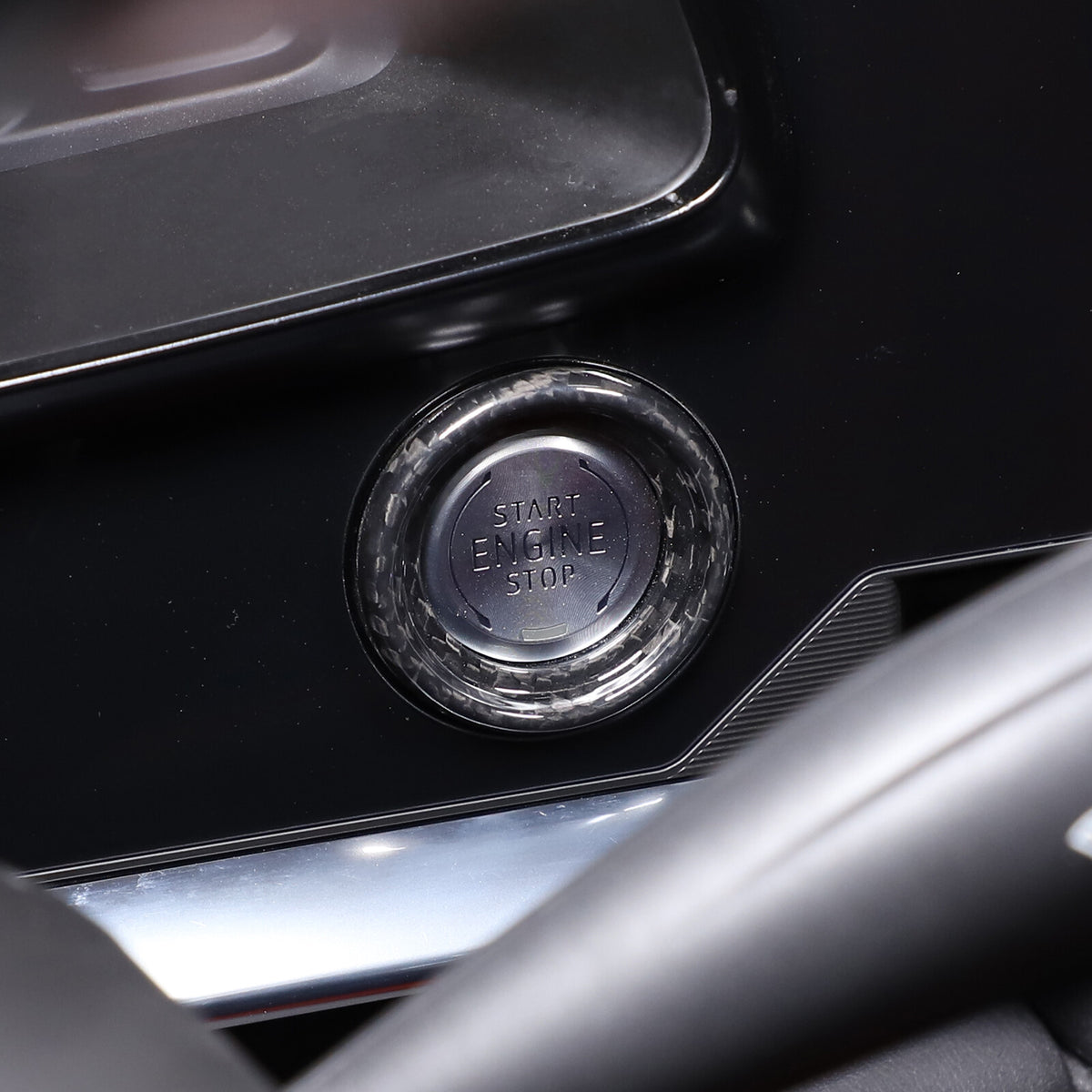 Real Dry Carbon Fiber Full Interior Center Set Trim Kit For Corvette C8 20-25 US - Styles 31-35 46