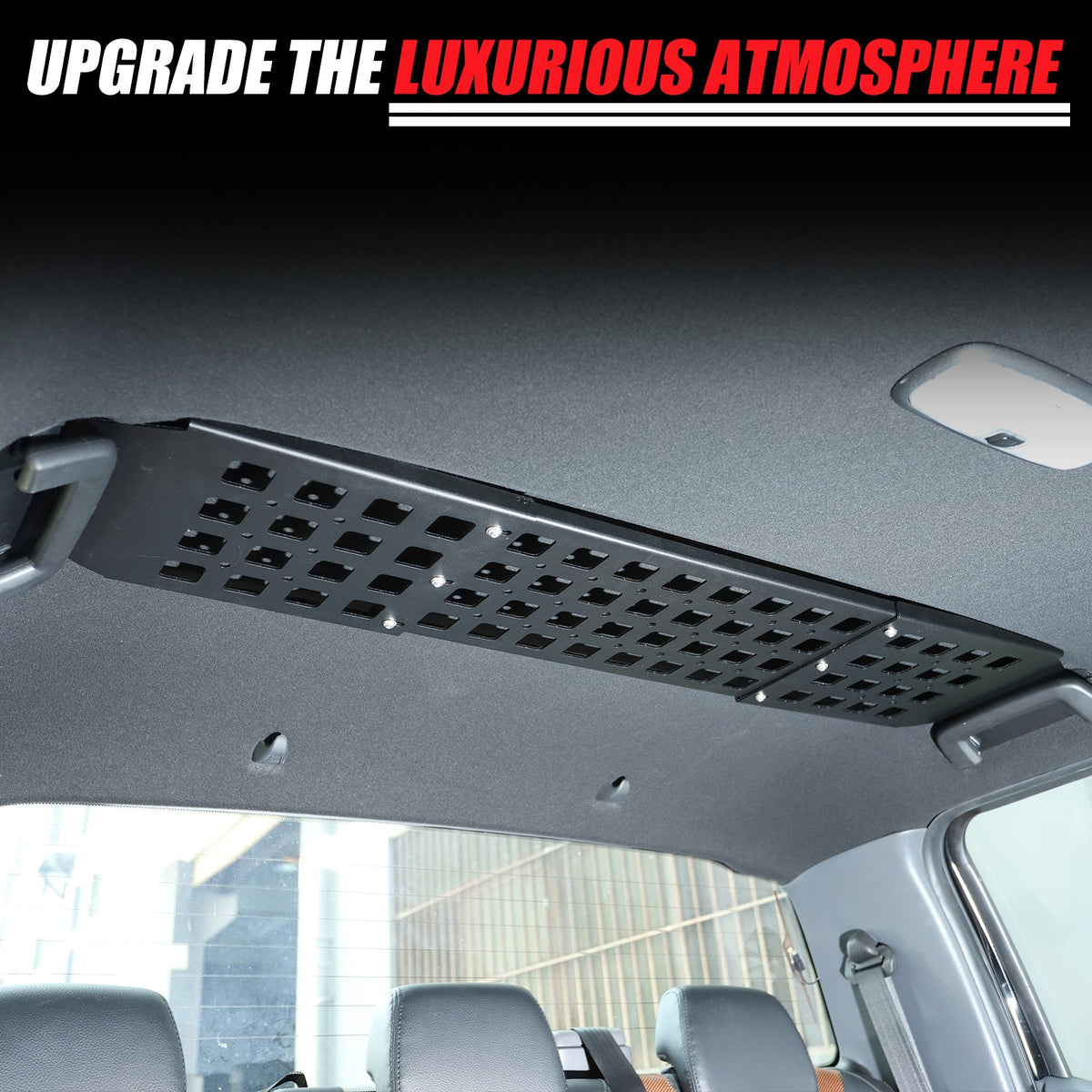 Alloy Rear Roof Hanging Storage Rack Molle Panel For Ford Ranger T6 2015-2021 23