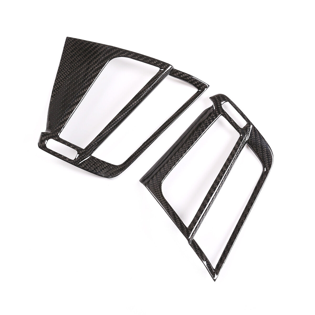 17PCS Real Dry Carbon Fiber Interior Trim Decor Cover For BMW X5 F15 2014-2018 84