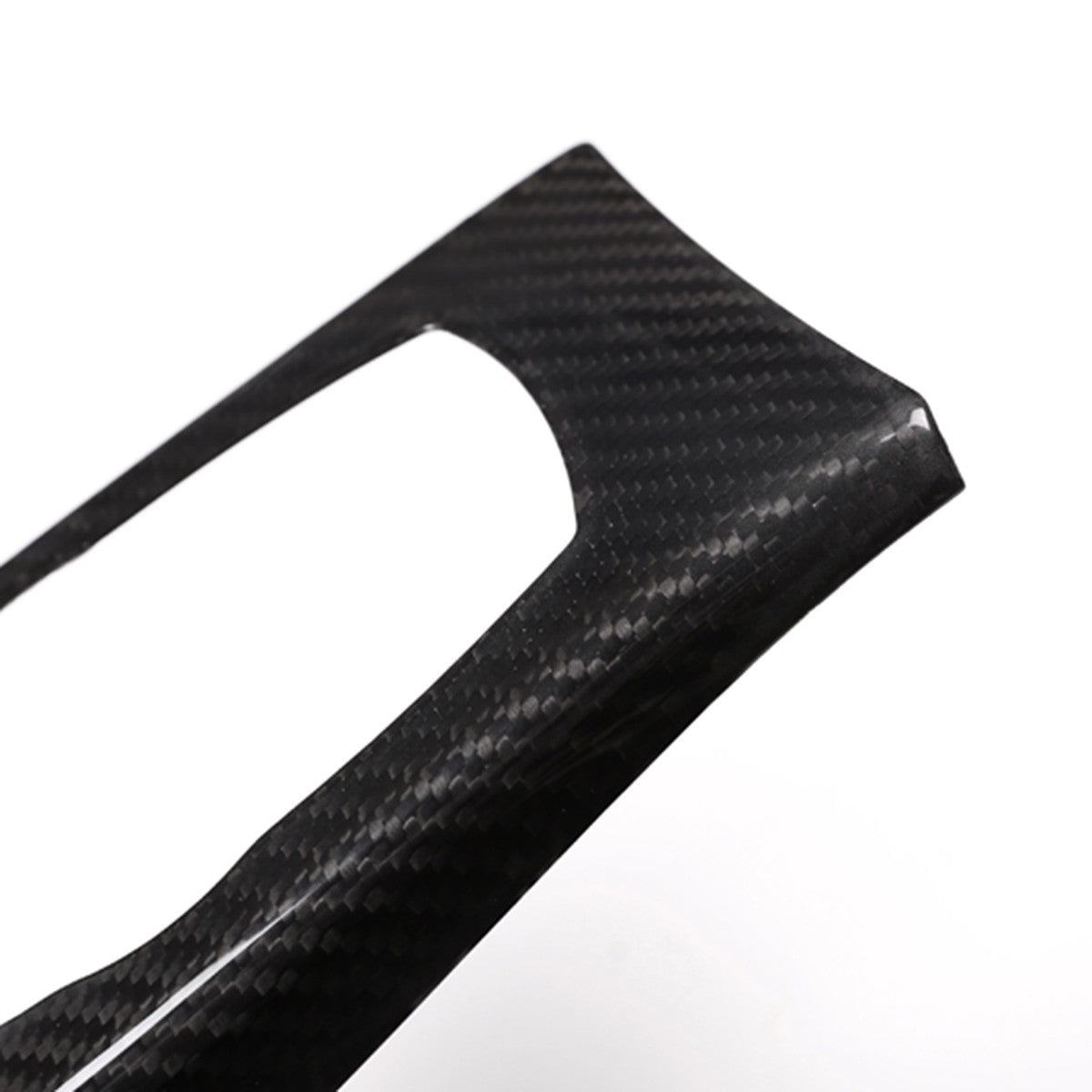 Real Carbon Fiber Center Console Mode Knob Trim For BMW 5 Series G30 2018-22 US 2