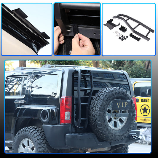 Back Rear Roof Ladder Tailgate Driver Side Rack Basket For Hummer H3 2005-09 US 2