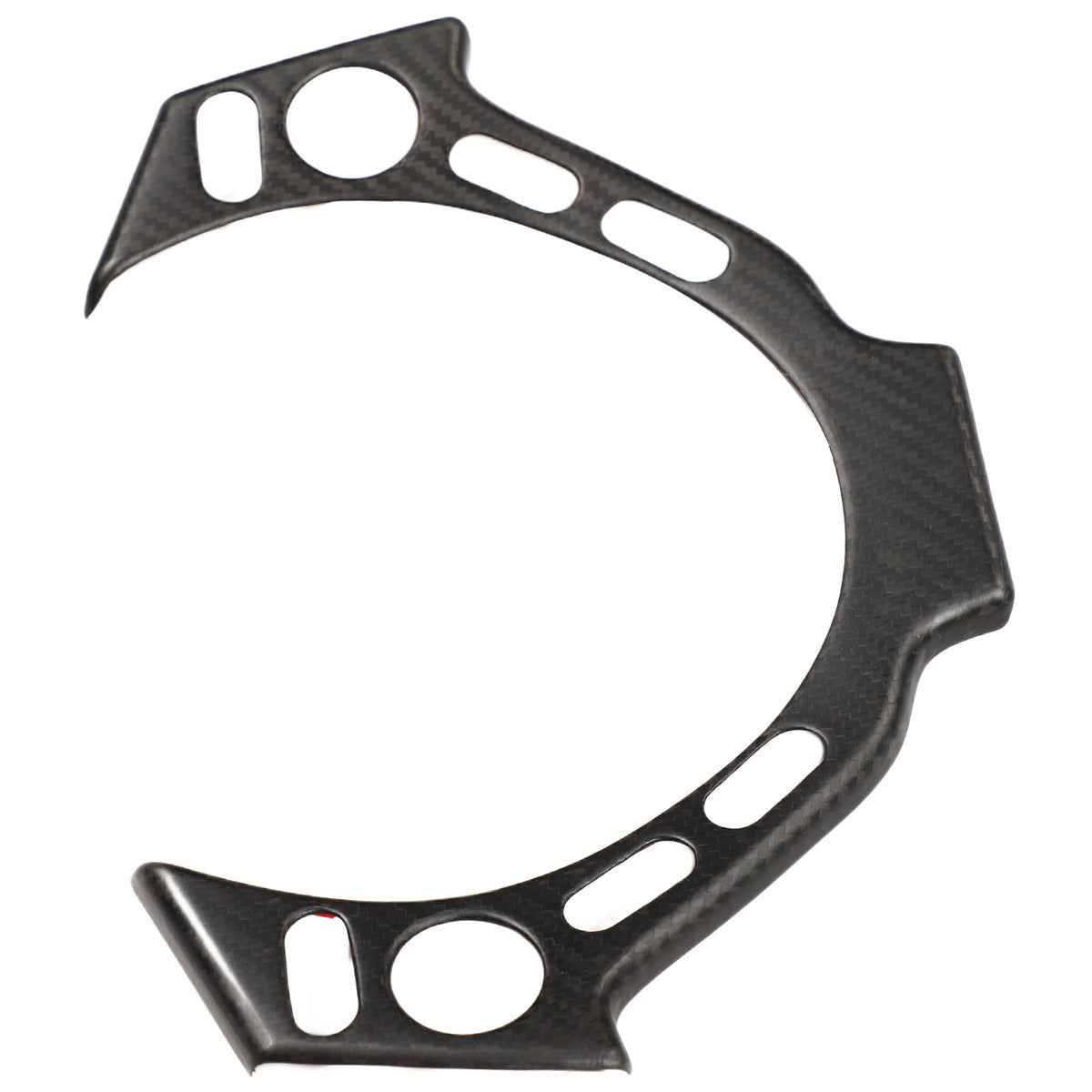 Matte Real Carbon Fiber Steering Wheel Button Trim For Nissan GTR R35 2008‑2016 10