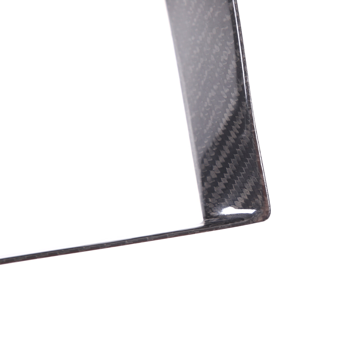 Real Carbon Fiber Touch Display Navigation Screen Cover For Jaguar F-TYPE 13-18 9