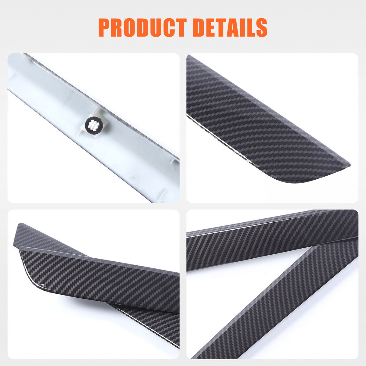 Carbon Tailgate Rear Window Side Trim For Toyota Land Cruiser Prado LC250 24+ US 20