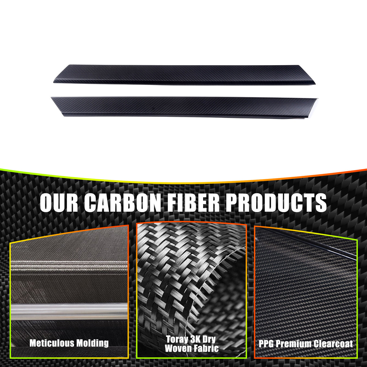 Matte Real Carbon Fiber Center Side Trim Cover For LR Range Rover Vogue L460 23+ 4