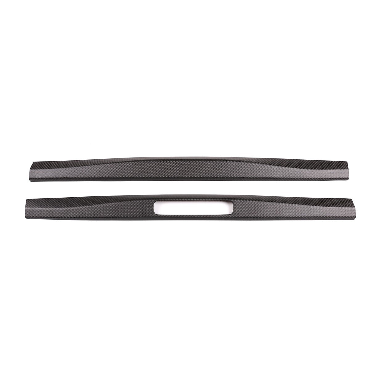 Matte Real Carbon Fiber Inner Door Sill Trim For Porsche 718 982 911 991 2016-19 6